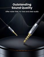 Câble audio UGREEN 3,5 mm, cordon auxiliaire tressé en nylon, mâle-mâle, son stéréo haute fidélité
