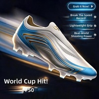 Chaussures de football professionnelles personnalisées pour hommes en gros – Crampons FG, AG, TF – Baskets à crampons légères pour l'entraînement sportif