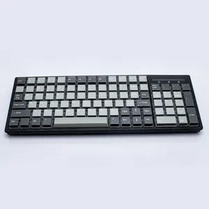 Смешанные цвета черный и серый keycaps 92 клавиши практичная Проводная клавиатура офисная бизнес клавиатура