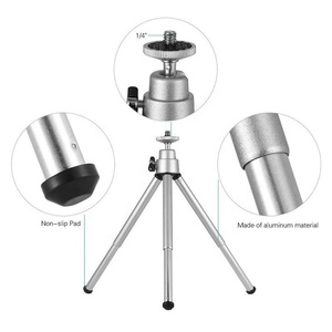 Trípode de escritorio plegable Universal para cámara web, <span class=keywords><strong>Mini</strong></span> soporte para Smartphone, cámara Digital, Youtube, Vloging - Product Image 2