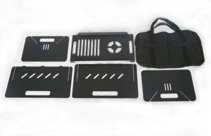 Réchaud de camping en acier et <span class=keywords><strong>bois</strong></span>, pliable, avec logo personnalisé, pour extérieur, barbecue, feu de camp, haute pression - Product Image 4