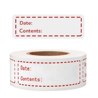 Étiquettes adhésives imperméables pour marquage de date alimentaire, diamètre du noyau 2,5 cm, imprimées par estampage, pour emballage domestique – Meilleures ventes