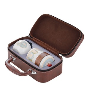 Ngoài trời Gốm Bộ trà du lịch & di động nhanh chóng cup lưu trữ bán buôn cho kỷ niệm Đảng lưu niệm tùy biến - Product Image 5