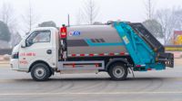 Camion compacteur de déchets à énergie pure, haute efficacité, écologique, pour la collecte des déchets urbains