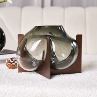 Vases décoratifs de forme irrégulière, design créatif moderne et luxueux pour la décoration intérieure du salon
