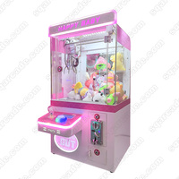 Promotion : Mini-grue à pinces à monnayeur Shuangqu, machine à cadeaux 40x56x78cm, personnalisable, jeu d'intérieur pour enfants, type de prise : Autre