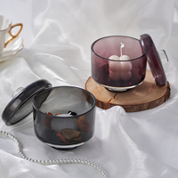 Offre Spéciale Minimaliste Organique 200ml Unique En Forme De Noël Bougie Conteneurs Bocaux En Verre Clair pour Bougies
