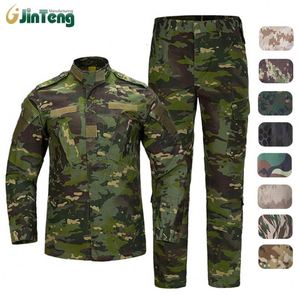 JINTENG kamuflaj yeşil taktik üniforma kurbağa takım tasarım açık güvenlik görevlisi giyim ile OEM hizmeti toptan - Product Image 3