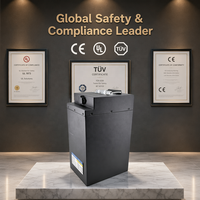 بطارية VOLTRA V-0002 76.8 فولت 30 أمبير ساعة ليثيوم فوسفات الحديد (LiFePO4) دورة عميقة 6000 مرة لتوصيل الطعام ودراجات الكهربائية، جاهزة للشحن DDP
