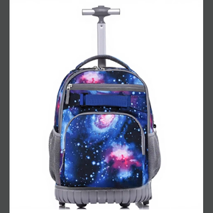 Sac à dos unisexe en polyester Oxford avec fermeture éclair, bretelles courbées et poignée télescopique pour élèves du primaire (CP-CM2) – <span class=keywords><strong>Paris</strong></span> - Product Image 6