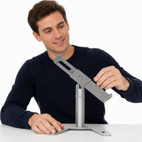 Support pour tablette PC antivol en alliage d'aluminium rond Koford pour iPad