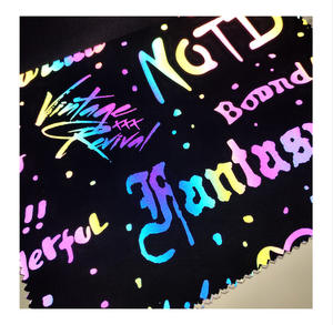 Tissu pongé réfléchissant imperméable léger et fluorescent 240T recyclé REPREVE écologique pour <span class=keywords><strong>les</strong></span> filles, bronzage chaud en plein air - Product Image 1