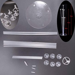 <span class=keywords><strong>Support</strong></span> à ballons de Table <span class=keywords><strong>pour</strong></span> cérémonie, Kit de décoration <span class=keywords><strong>pour</strong></span> fête d'anniversaire, transparent, réutilisable, avec Clips à points - Product Image 5