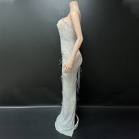 Novance Y5475 Produits de dropshipping 2025 Robes de soirée tendance de luxe grande taille à une épaule Mode Femme Robe de soirée en boîte de nuit