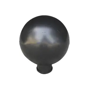 20cm Plastic Outdoor Waterproof Black Hollow Ball for River