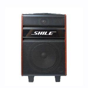 Shile-altavoz Portátil con Bluetooth para exteriores, dispositivo de audio con carrito de 12 pulgadas, para fiestas, con pantalla led - Product Image 1