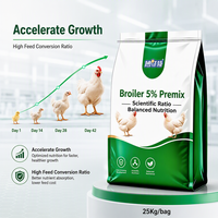 Prémélange à 5 % pour poulets de chair - Formule nutritionnelle complète avec vitamines et minéraux pour poulets de chair de grande taille, croissance maximale, service OEM