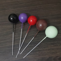 Großhandel Farbe 5pcs 2cm ~ 4cm Schaum kugeln für Kuchen Dekorieren Faux Balls für Cake Ball Dekoration
