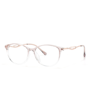 Occhiali da Vista Alla Moda per Donna con Montatura Leggera in Diamante, Telaio Trasparente Anti-Luce Blu, Materiale TR90 Confortevole per Uso Quotidiano - Product Image 1