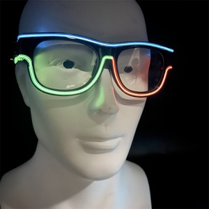 Plat au Lithium batterie néon Bachelorette lueur jouets accessoires pour enfants décor anniversaire Led lunettes fête - Product Image 4
