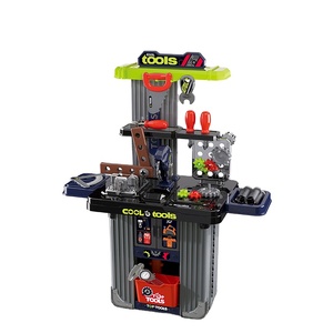 ITTL <span class=keywords><strong>2025</strong></span> chàng trai món quà sinh nhật vai trò giả vờ chơi trẻ em Đồ chơi nhựa xây dựng sửa chữa công cụ thiết lập đồ chơi với hành lý hộp - Product Image 1