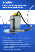 Machine de nettoyage au laser à fibre 100W, mini machine de décapage de rouille au laser portable