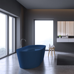 <span class=keywords><strong>Baignoire</strong></span> autoportante colorée à Surface unie, pour <span class=keywords><strong>baignoire</strong></span> <span class=keywords><strong>bleue</strong></span>, nouvelle collection - Product Image 2