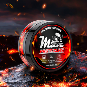 Barberpassion Factory free shiny strong hold natural hair clay paste men custom private label - Product Image 5