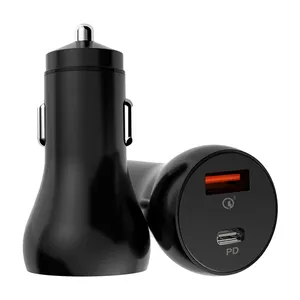 PD 36w Car Charger With USB A And C For Cell Phone And Notepad S In Car