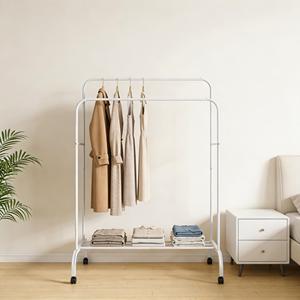 Perchero doble sencillo <span class=keywords><strong>para</strong></span> ropa, perchero multifuncional de pie <span class=keywords><strong>para</strong></span> el hogar, <span class=keywords><strong>para</strong></span> colgar prendas - Product Image 5