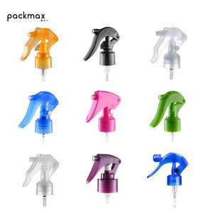 20mm 24mm PP Eco-Friendly Non-Spill <b>Mini</b> Trigger Sprayer with Gold <b>Bottle</b> and Hand Handle for Cosmetic Packaging - Product Image 5