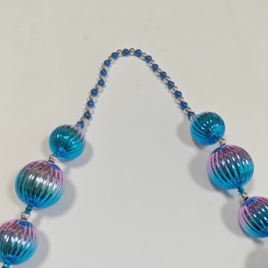 Vente chaude Jumbo Gradient Bleu Rose Mardi Gras Perles Nouveau Carnaval Big <span class=keywords><strong>Citrouille</strong></span> Perles pour <span class=keywords><strong>D</strong></span>écorations De Fête <span class=keywords><strong>Prix</strong></span> Usine - Product Image 2