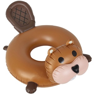 Summer <span class=keywords><strong>Pool</strong></span> Party Swim Fun Inflable <span class=keywords><strong>Beaver</strong></span> <span class=keywords><strong>Pool</strong></span> Float Swim Ring - Product Image 3