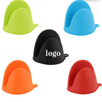 Mini-mitaines de four en silicone de qualité alimentaire, résistantes à la chaleur, antidérapantes, pour la cuisson, la pâtisserie, le barbecue, sans BPA