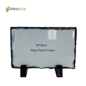 Prosub 20*30cm Rectangle Blanc Pierre De Roche Sublimation Ardoise Cadres Photo - Product Image 2