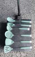 Spatule de cuisine en silicone antiadhésive résistante aux hautes températures pour la cuisine à domicile, ustensile de cuisine, ensemble d'ustensiles de cuisine