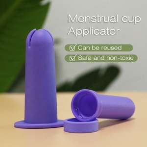 Nouvel applicateur de coupe menstruelle Henrich violet réutilisable en Silicone de qualité médicale - Product Image 4