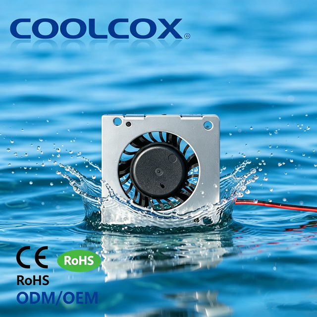 Coolcox BF3007 Blower Fan Computer Case Active Radiator PWM Cooling Fan 5V/12V Aluminium Heat Sink