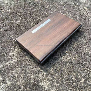 <span class=keywords><strong>Porta</strong></span> carte portafoglio carta carta di credito Custom legno - Product Image 6