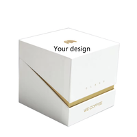 Boîte en papier rigide personnalisée, gaufrage, emballage réutilisable pour cosmétiques, bijoux, cadeaux, produits électroniques, écologique, impression de logo personnalisée
