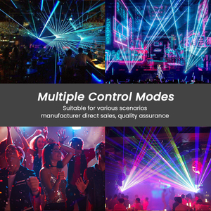 Projecteurs laser à tête mobile RGB DMX512 5W pour discothèques et KTG - Product Image 4