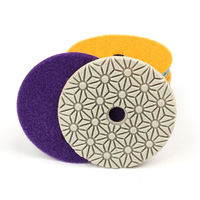 Disques de polissage diamantés OEM 4 pouces 3 étapes pour le polissage du granit et du quartz