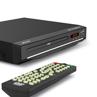 Lecteur DVD/CD Super Mini d'origine, toutes régions libres, avec télécommande, pour la maison