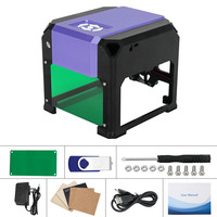 Graveur Laser CNC 3000mw, Mini USB, BL, Machine à graver pour Logo de bureau, travail du bois, routeur à bois 80x80mm