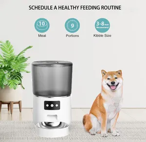 Hot Sale Clever Pet Feeder Smart Wifi Adjustable Automatic Food Pet Cat Dog Feeder