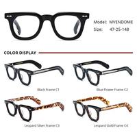 Gafas graduadas de acetato de diseñador óptico para hombre, gafas de luz azul con montura cuadrada