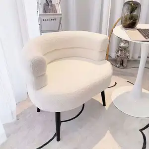 客厅斑马纹单沙发卧室休闲单椅现代设计黑白条纹沙发椅