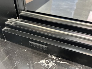 Portes coulissantes de patio modernes en aluminium AMJ, conformes aux normes NFRC, installation facile, isolation acoustique, porte en verre pour la <span class=keywords><strong>rénovation</strong></span> de la maison - Product Image 3