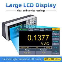 Multimètre numérique de bureau OWON XDM1041, quatre demi-chiffres, haute précision, plage automatique, écran LCD TFT de 3,5 pouces, précision de 0,1, DC/AC