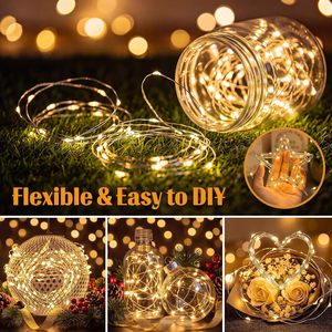 Guirnalda de Luces LED de Navidad para Exteriores, 14.63m, IP65 Impermeable, con Sensor de Movimiento y Batería Recargable, para Fiestas - Product Image 3